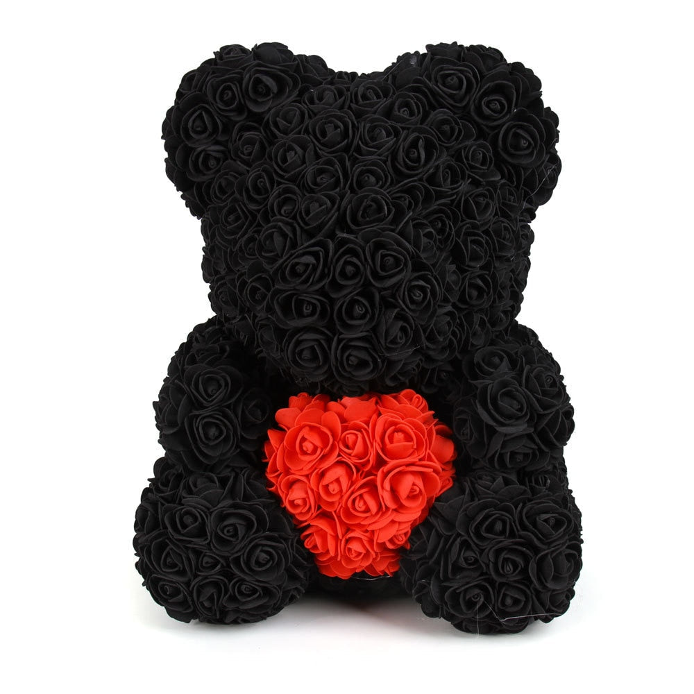 Maliben | Artificial Rose Flowers Teddy Bear