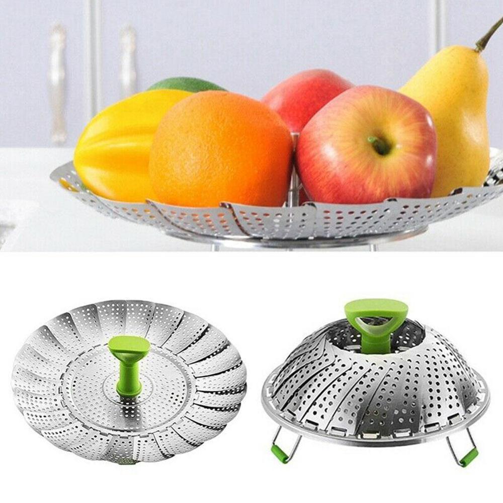 Maliben | Stainless Steel Foldable Steamer Basket