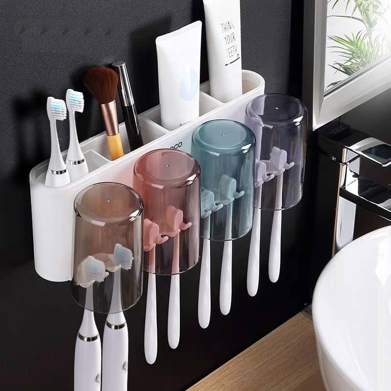 Maliben | Universal Bathroom Organizer Multifunctional Toothbrush Holder