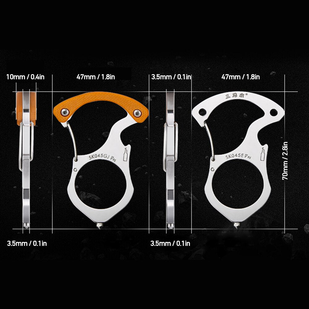 Maliben | Ultimate Adventure Multi-Tool Ring Keychain