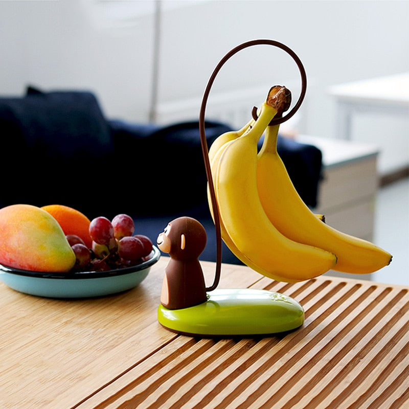 Maliben | Monkey Shape Kitchen Banana Hanger Stand