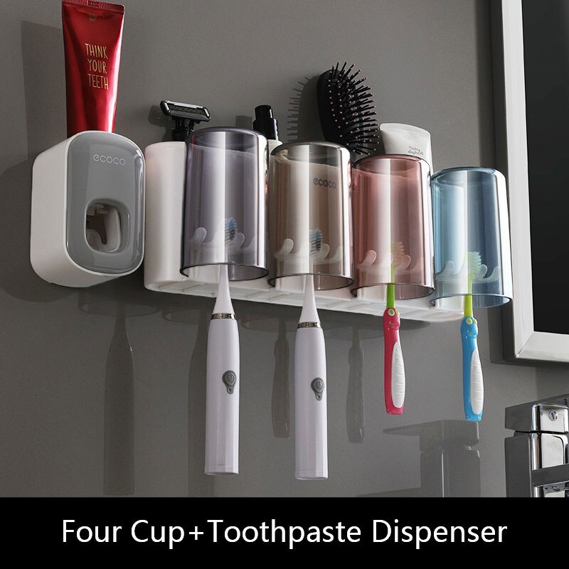 Maliben | Universal Bathroom Organizer Multifunctional Toothbrush Holder