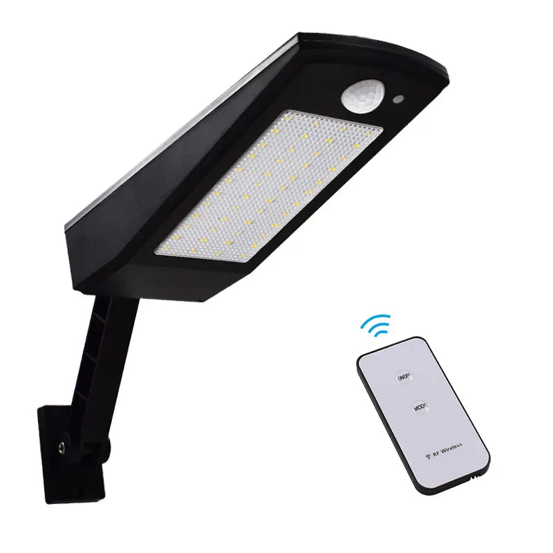 Maliben | Lumenova Solartech Solar Led Wall Light 900lm | 48 Leds | 4 Lighting Modes | Motion Sensor & Swivel Arm | Ip65 Weatherproof
