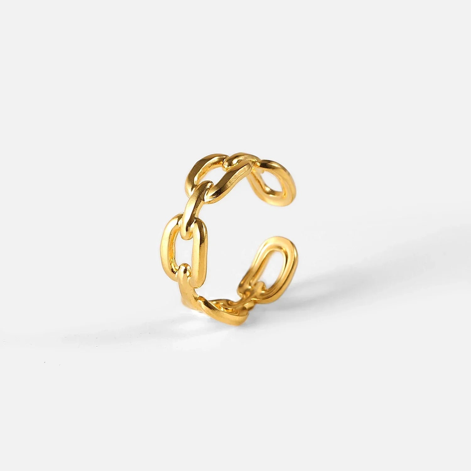 Maliben | 18k Adjustable Elegant Chain Linked Ring