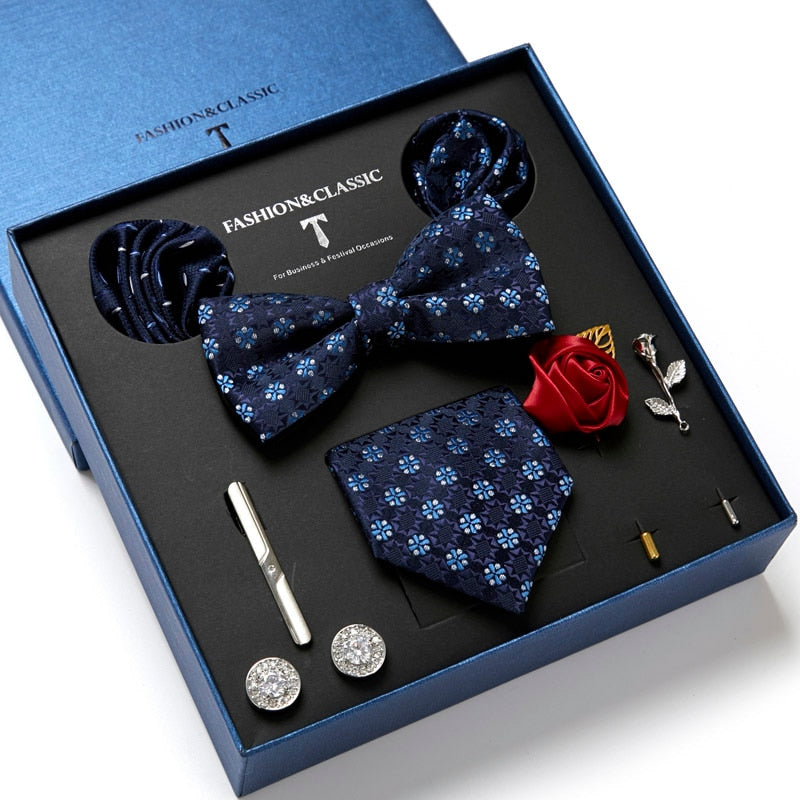 Maliben | Men Tie Set Luxury Gift Box