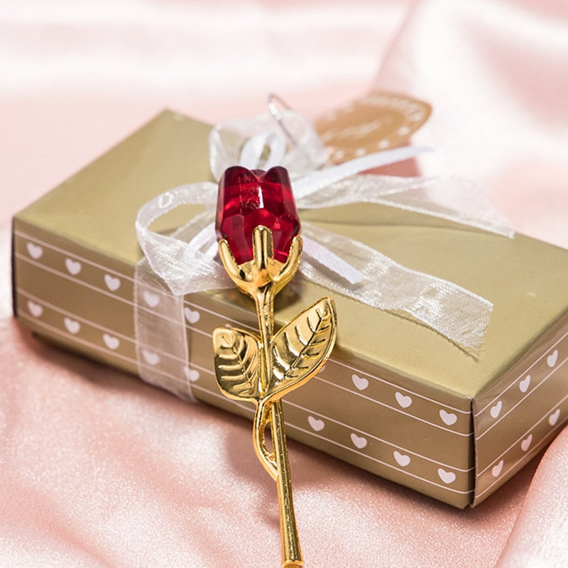 Maliben | Luxury Crystal Rose In Gift Box – Valentine's Gift For Her