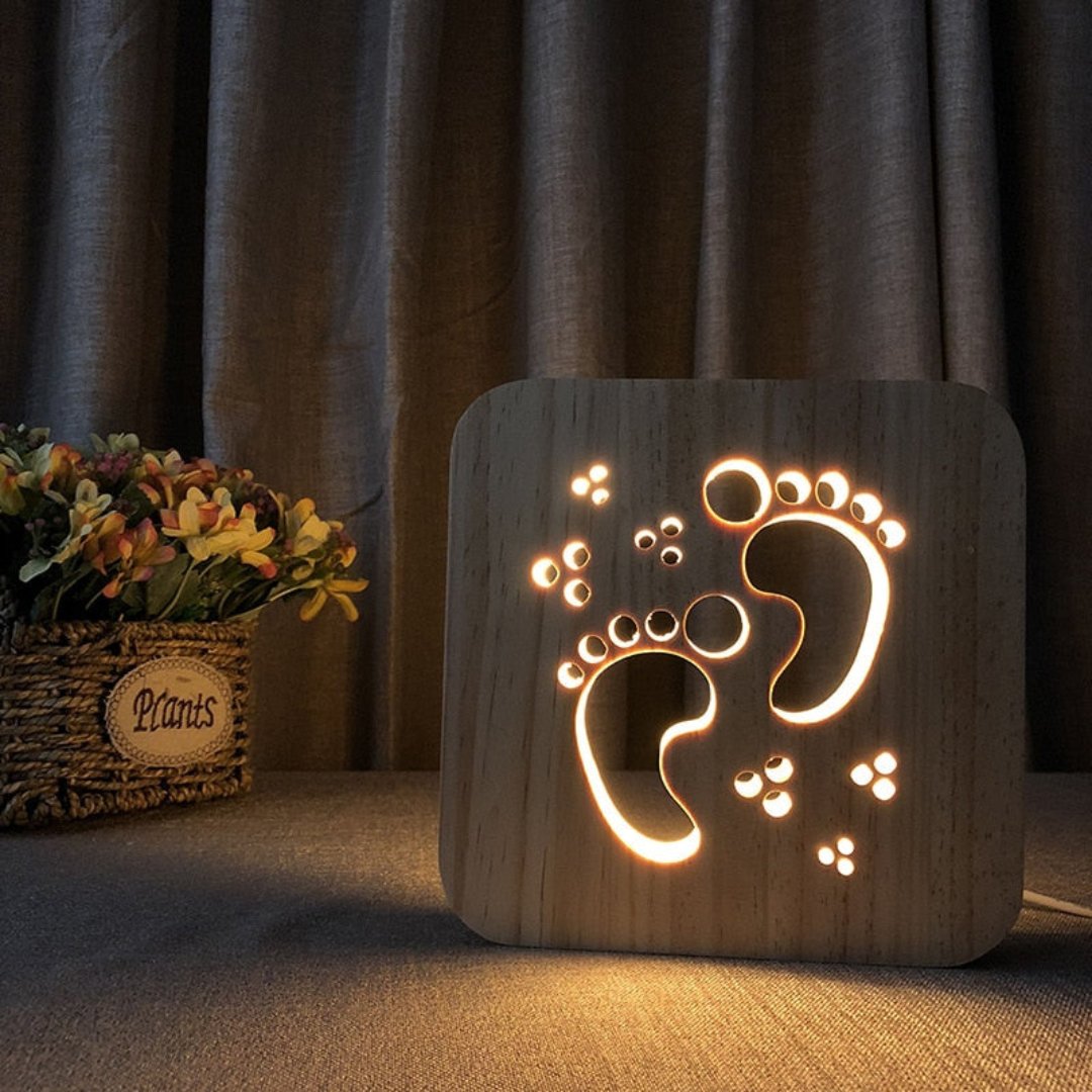 Maliben | Designlight - Elegant Wooden Table Lamp For Atmospheric Warmth
