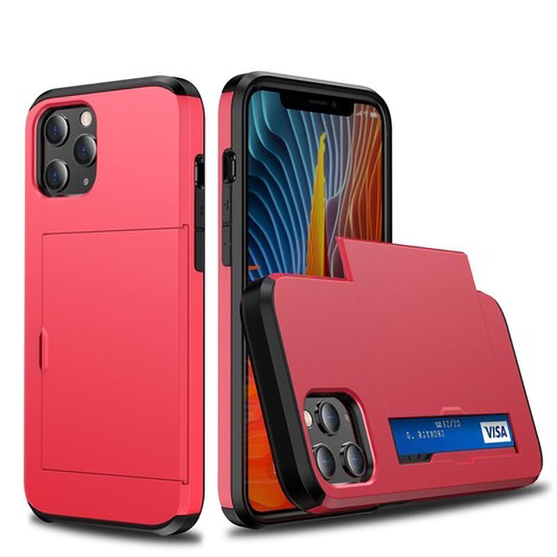 Maliben | Business Armor Slide Wallet Iphone Case
