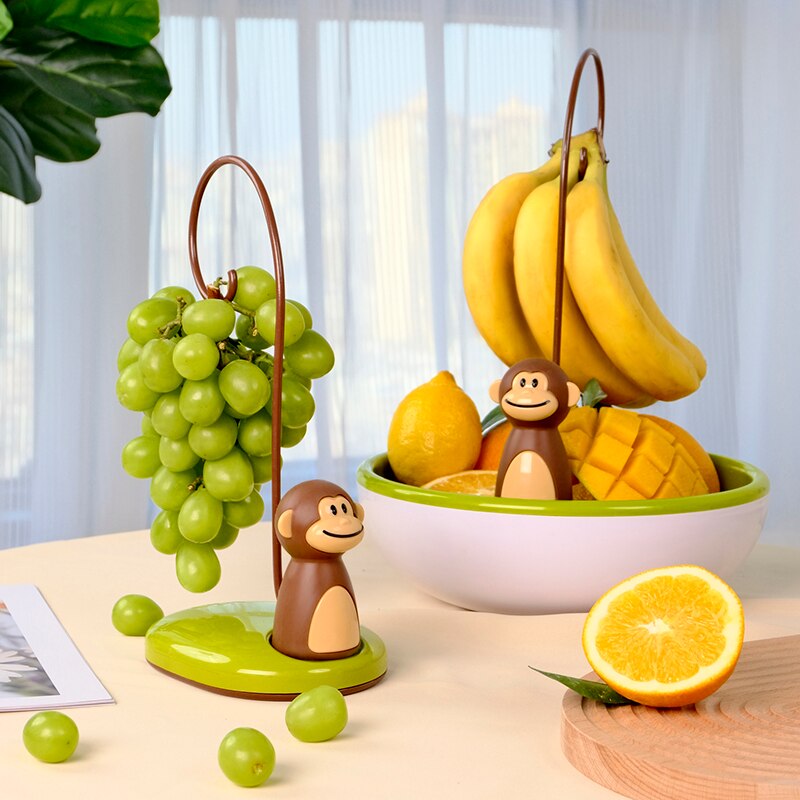 Maliben | Monkey Shape Kitchen Banana Hanger Stand