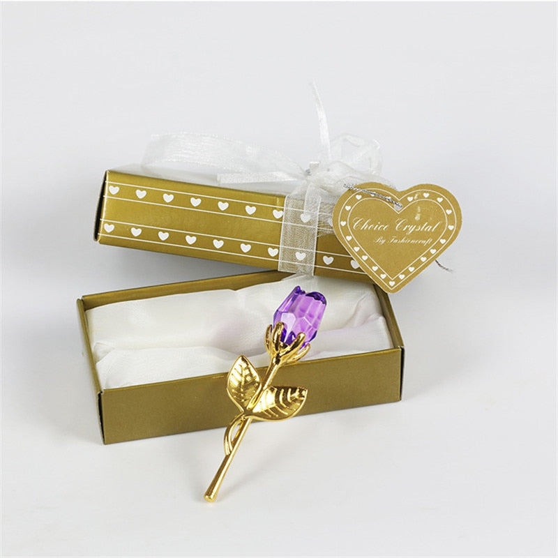 Maliben | Luxury Crystal Rose In Gift Box – Valentine's Gift For Her