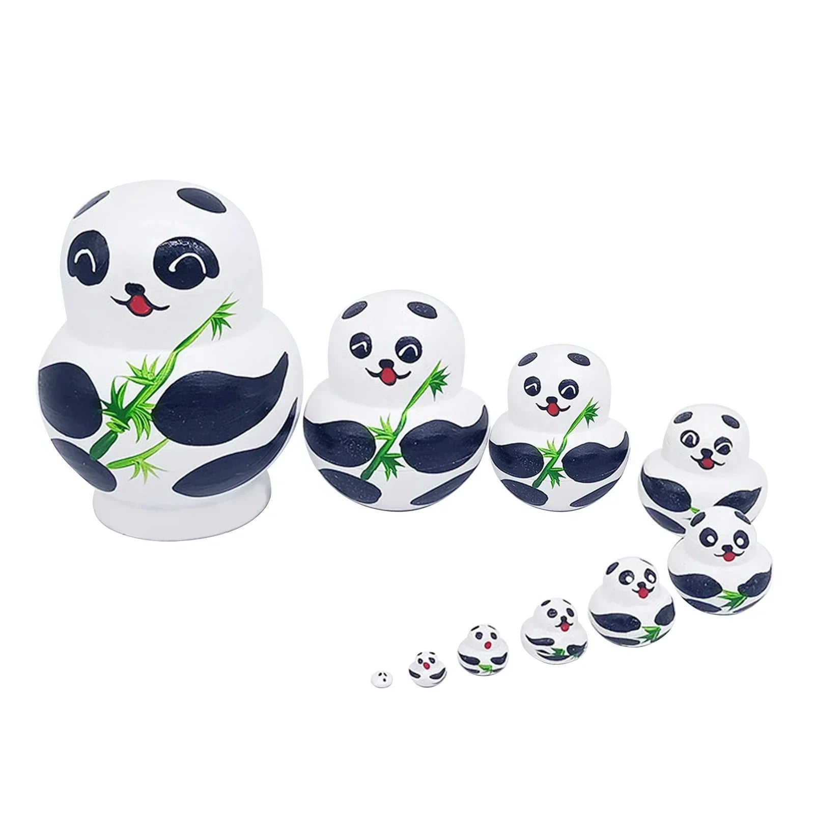 Maliben | 10 Pieces/Set Wooden Russian Matryoshka Dolls