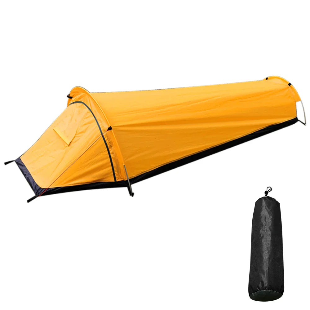 Maliben | Trekvento Soloshield Ultralight Single Tent | Waterproof & Windproof | With Aluminum Poles & Storage Bag | For Trekking, Hiking & Camping