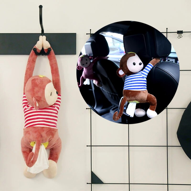 Maliben | Cuddly Monkey Tissue Box