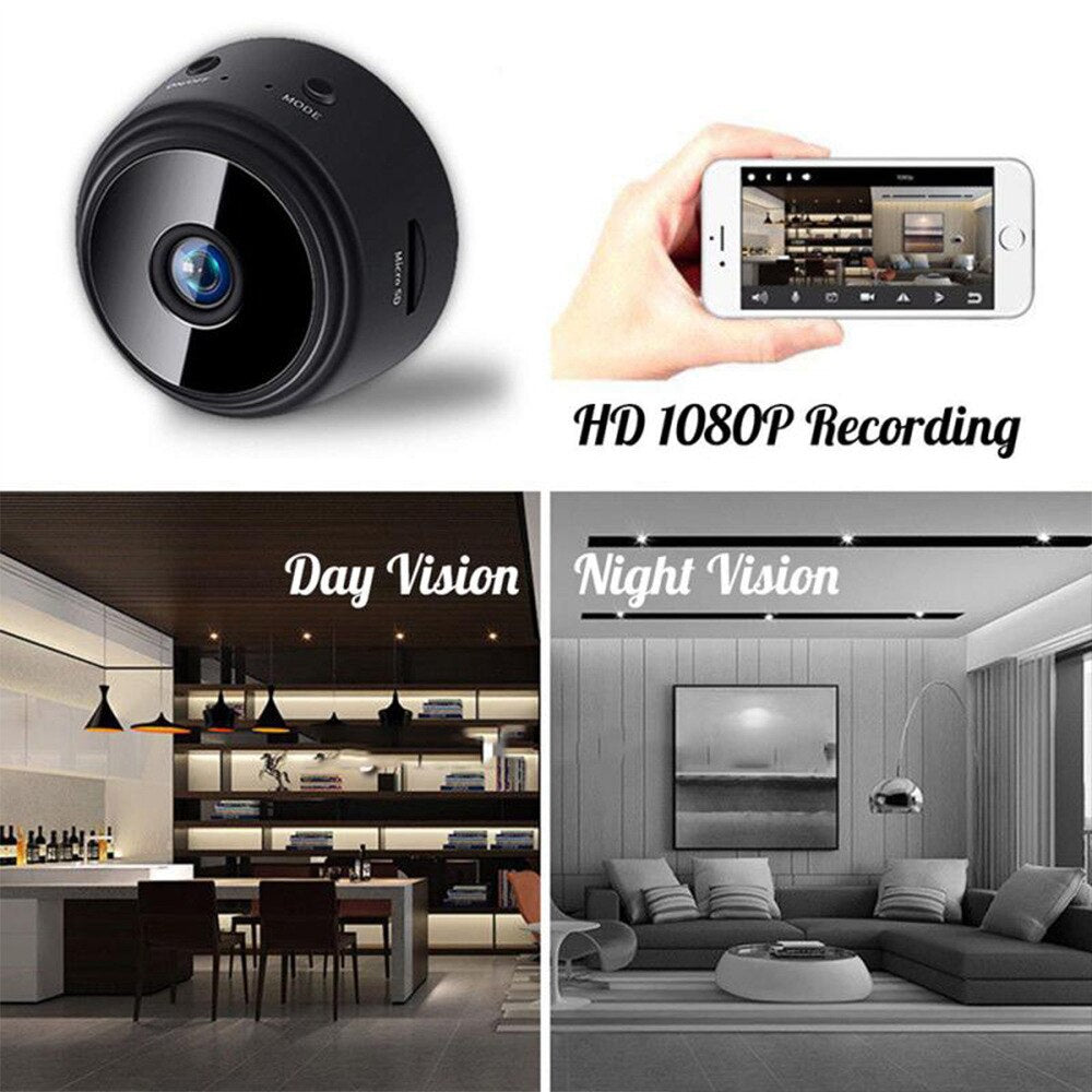Maliben | A9 Mini Camera 1080p Hd Camera Night Version Camera