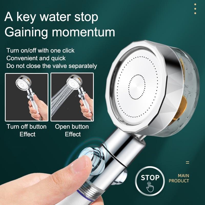 Maliben | Water-Saving 360° Rotating High-Pressure Shower