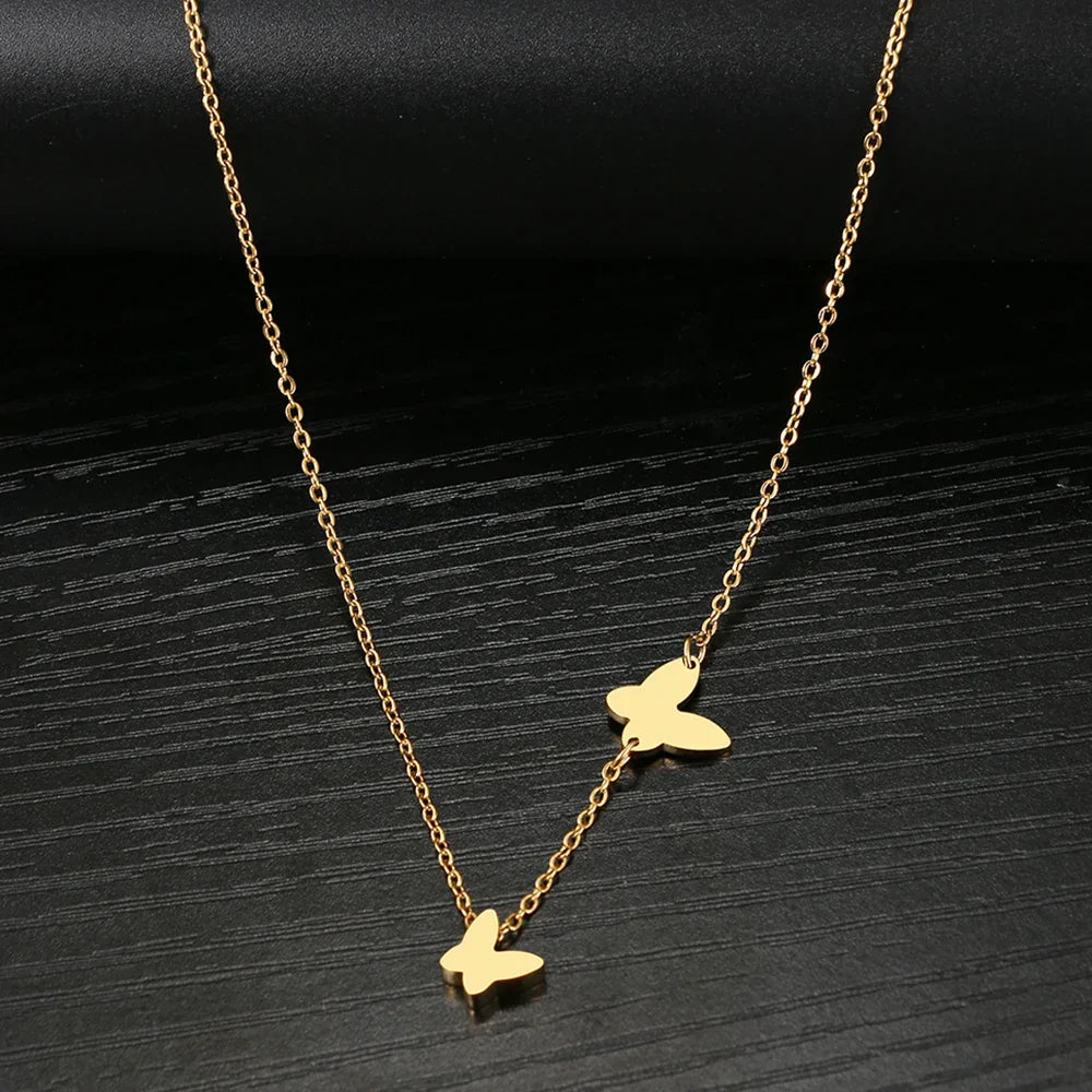Maliben | Dainty Fluttering Butterfly Necklace