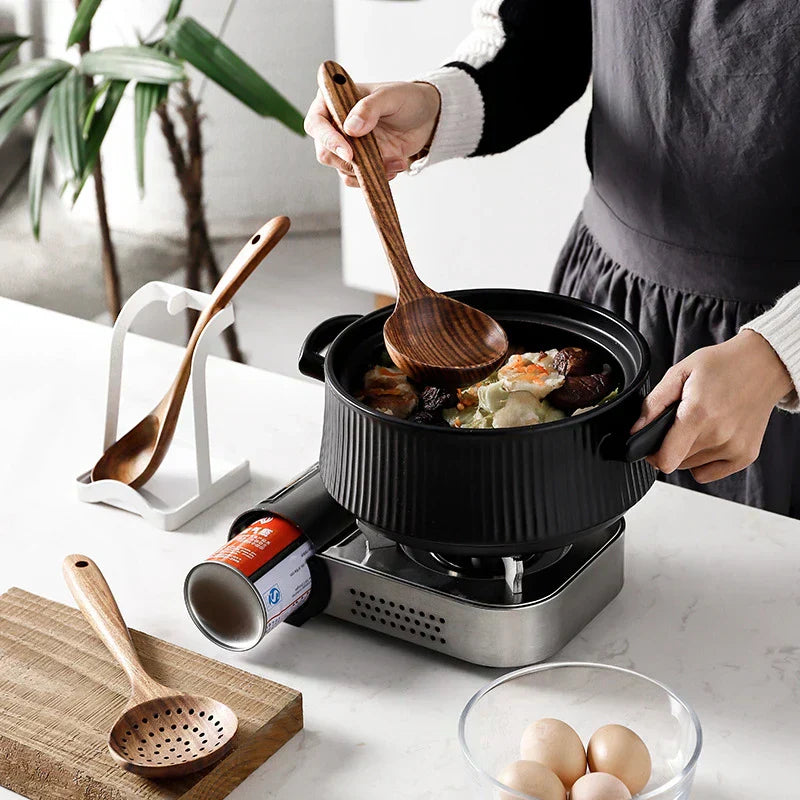 Maliben | NordTeak 7-Piece Kitchen Helper Set – Premium teak Wood Tools For Stylish And Versatile Cooking