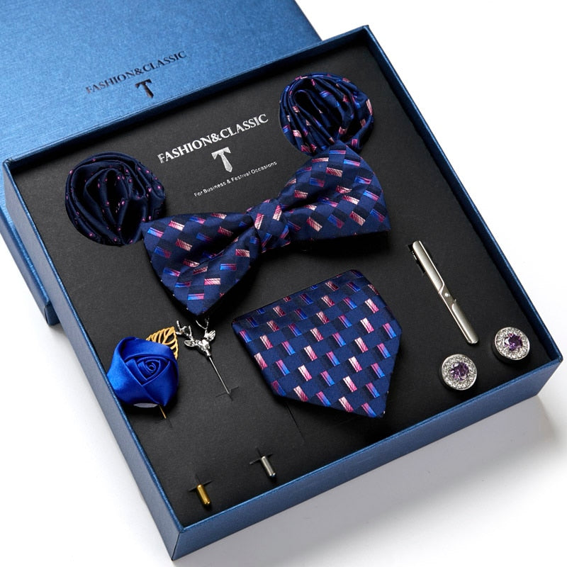 Maliben | Men Tie Set Luxury Gift Box