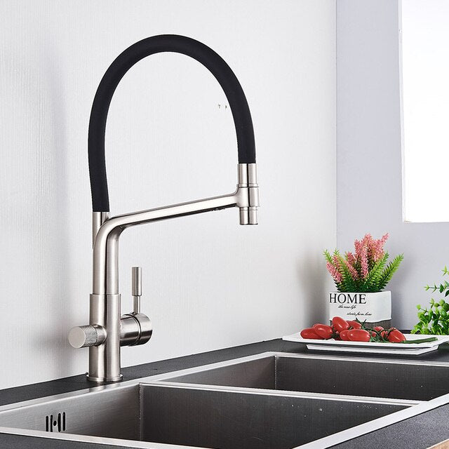 Maliben | Double Outlet Drinking Water Faucet Filtered Kitchen Faucets