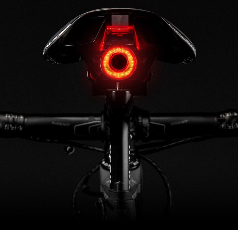 Maliben | Velaro Intelligent Bicycle Rear Light | Automatic Brake Light & Brightness Sensor | Usb Rechargeable | Waterproof Ipx4