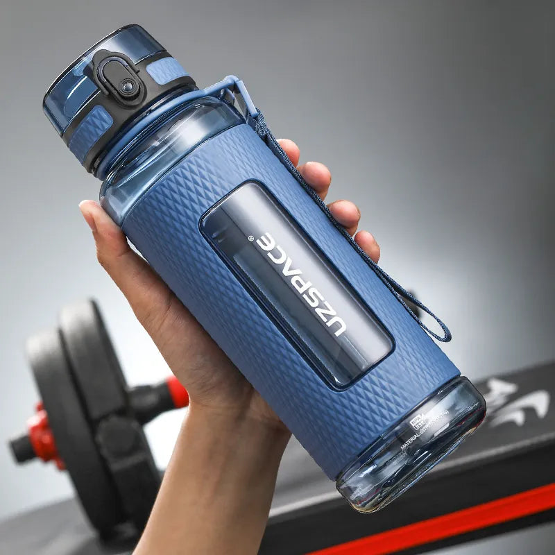 Maliben | UZSPACE Sport Water Bottles, BPA-free, portable, impact-resistant, leak-proof, large capacity, fitness water kettle, Tritan plastic drinking bottle