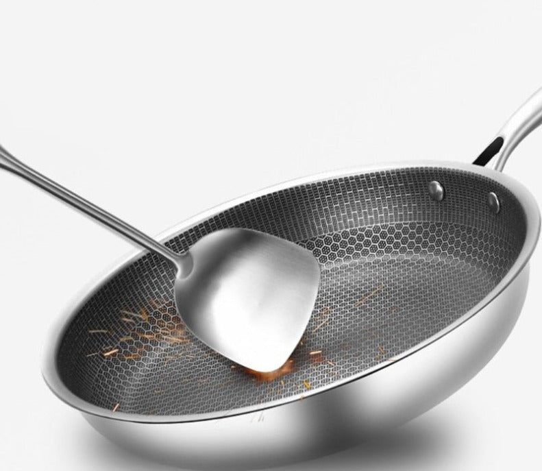 Maliben KitchenPro — Non-stick stainless steel frying pan