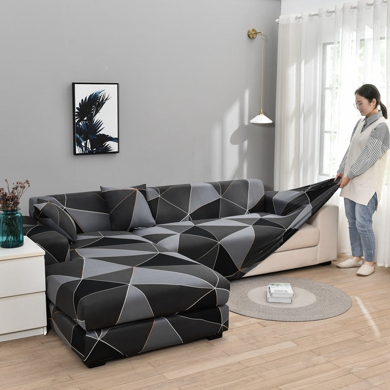 Maliben | Modern Non-slip Colorful Elastic Sofa Cover