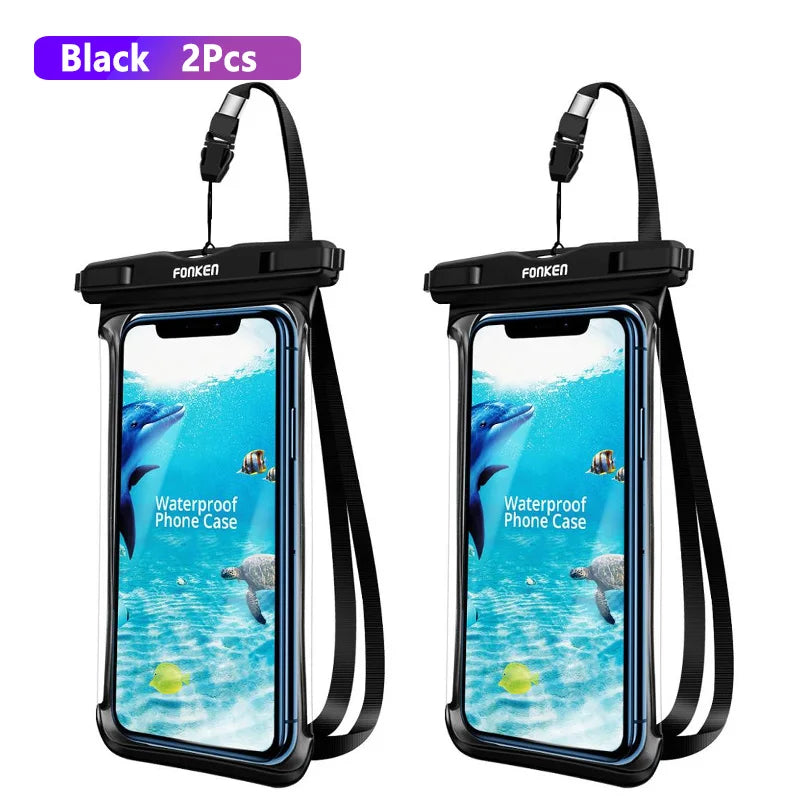 Maliben | Waterproof Smartphone Case Dryvault | Full View Design | Side Accessible | With Carrying Strap