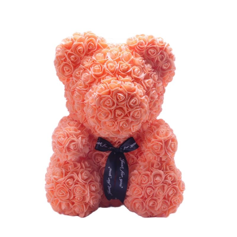 Maliben | Artificial Rose Flowers Teddy Bear