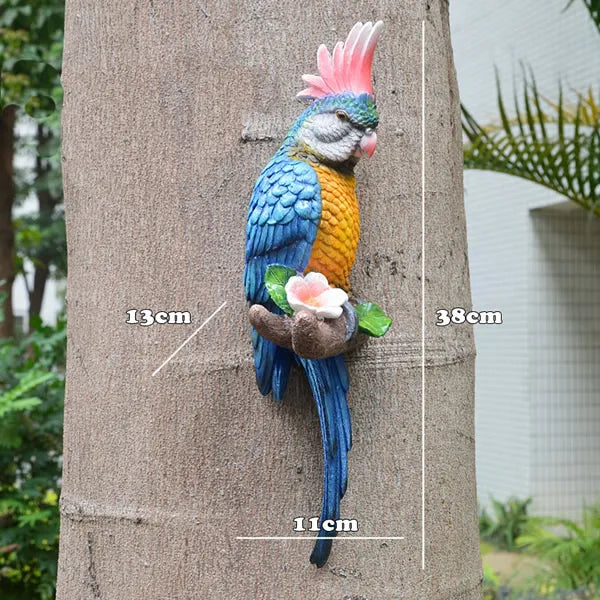 Maliben | Tropical Vibe Parrot Tree Decor