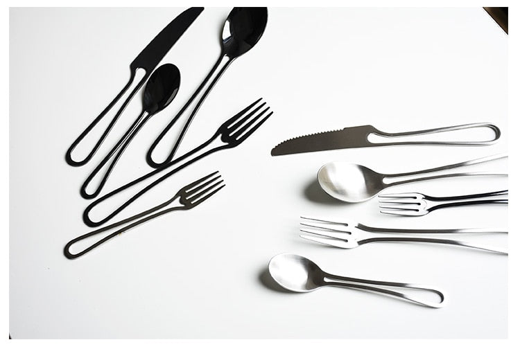 Maliben | Outline Cutlery Set made of Stainless Steel