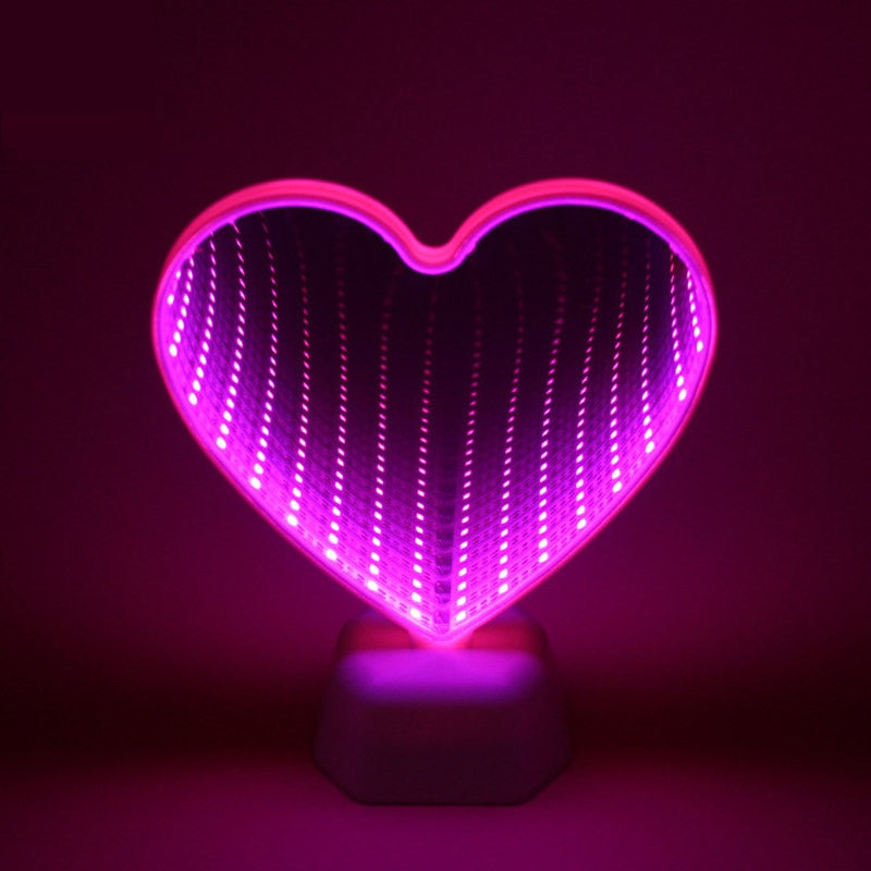 Maliben | Heart Mirror Led Night Lamp