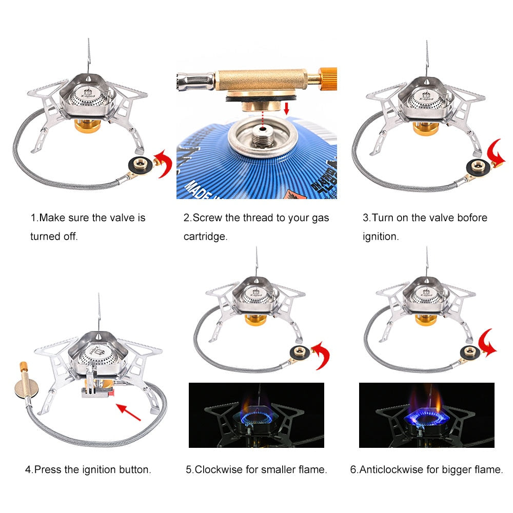 Maliben | Windproof Outdoor Camping Gas Stove