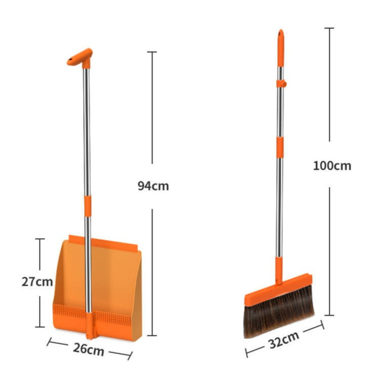 Maliben | Magnetic Self-Cleaning Foldable Broom