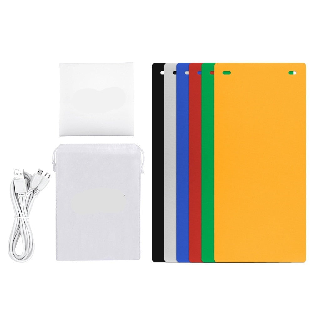 Maliben | Mini Foldable Led Light Photo Studio Box