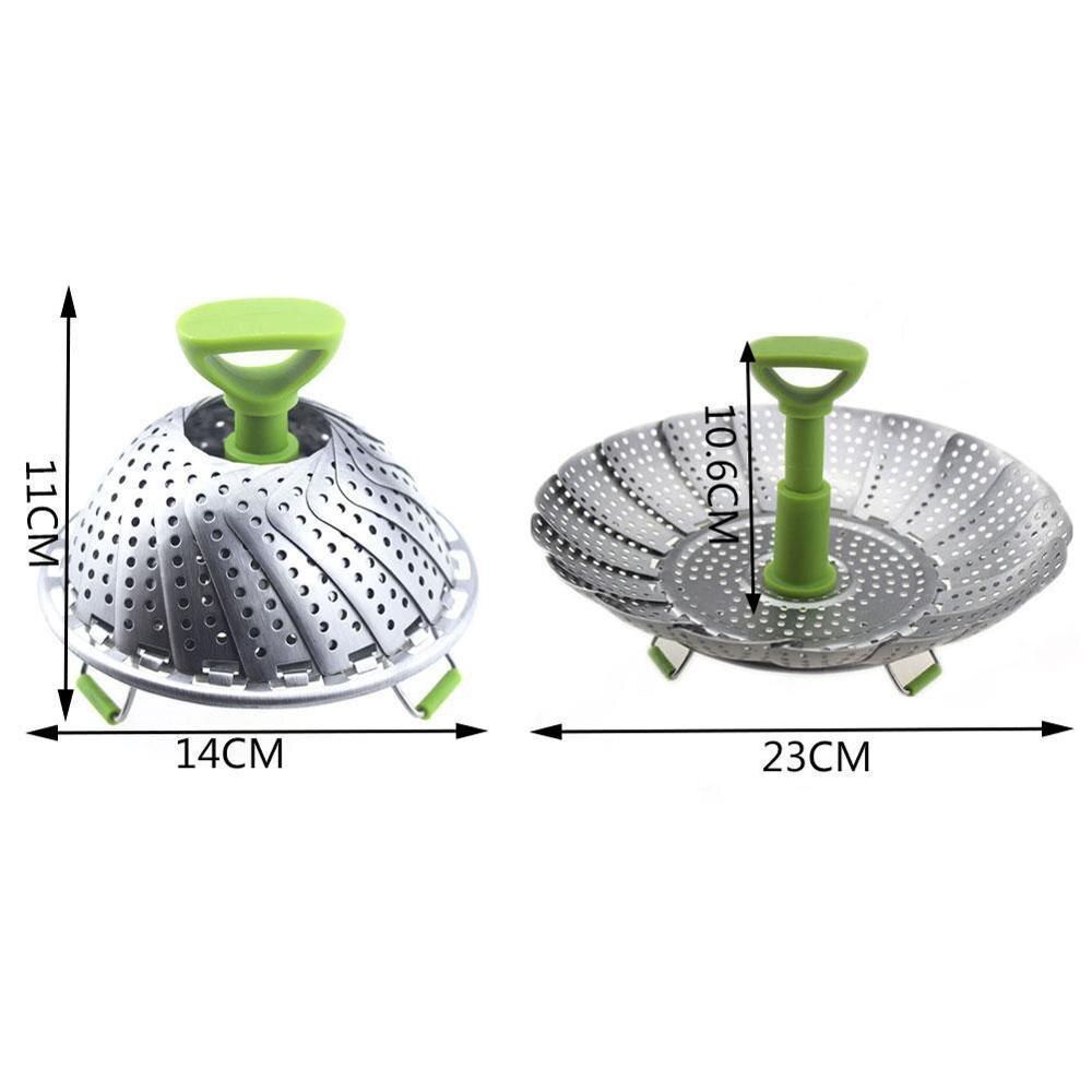 Maliben | Stainless Steel Foldable Steamer Basket