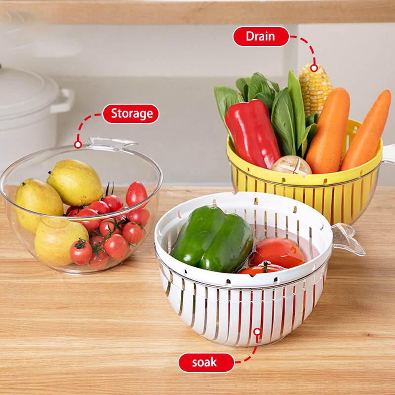 Maliben | Double Layer Quick Drainer Basket