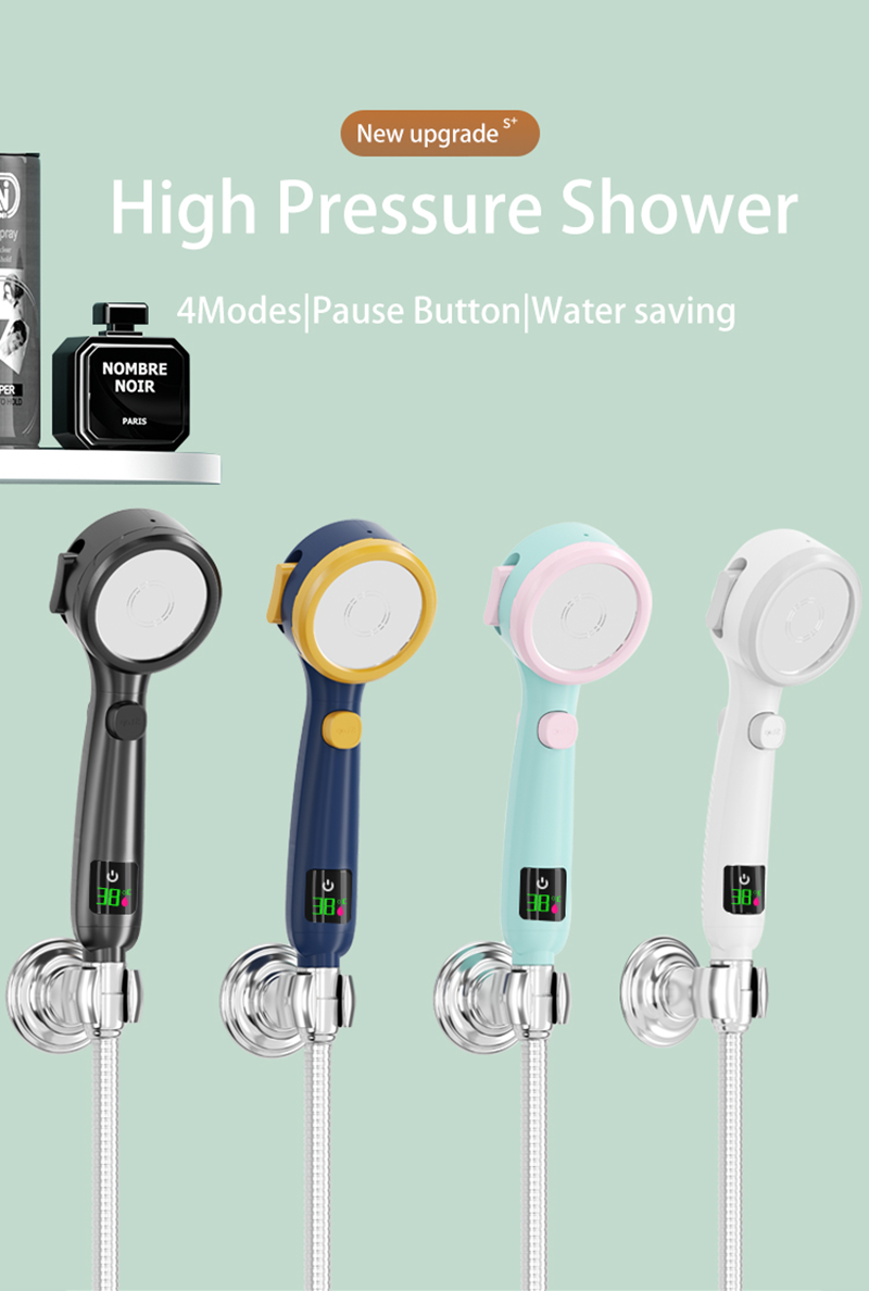Maliben Shower head with temperature display on sale