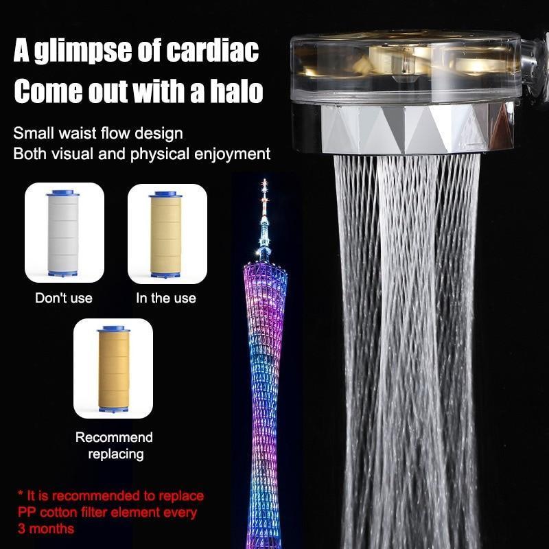 Maliben | Water-Saving 360° Rotating High-Pressure Shower