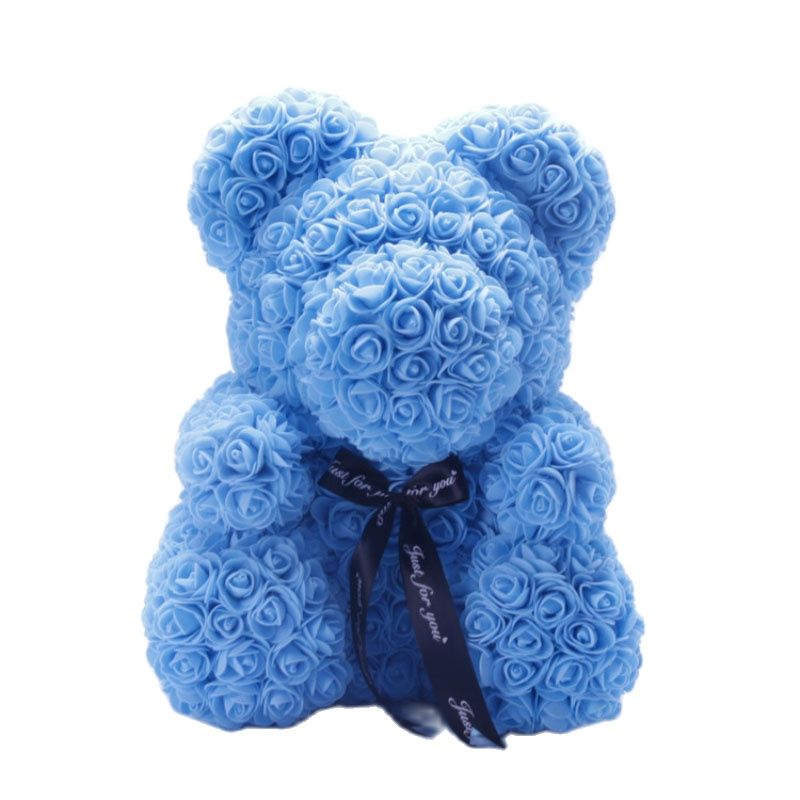 Maliben | Artificial Rose Flowers Teddy Bear