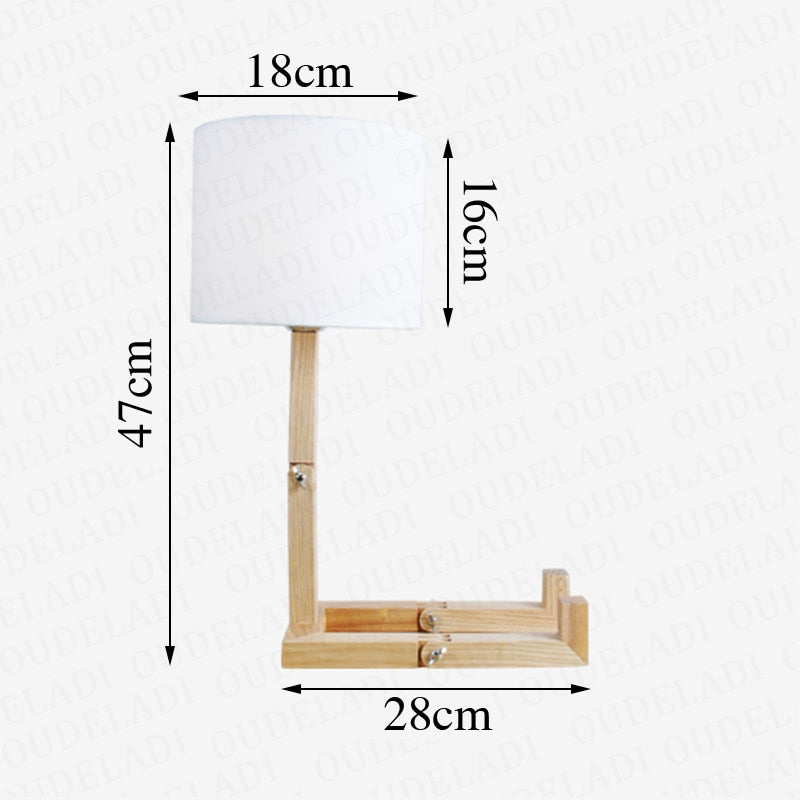 Maliben | Thinker Wooden Robot Modern Night Lamp