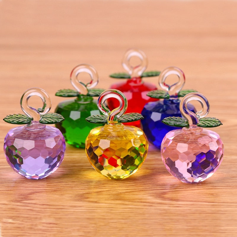 Maliben | Elegant Crystal Apple Tree Home Decor