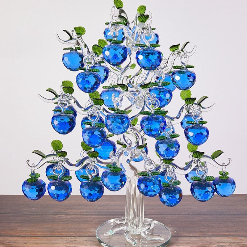 Maliben | Elegant Crystal Apple Tree Home Decor