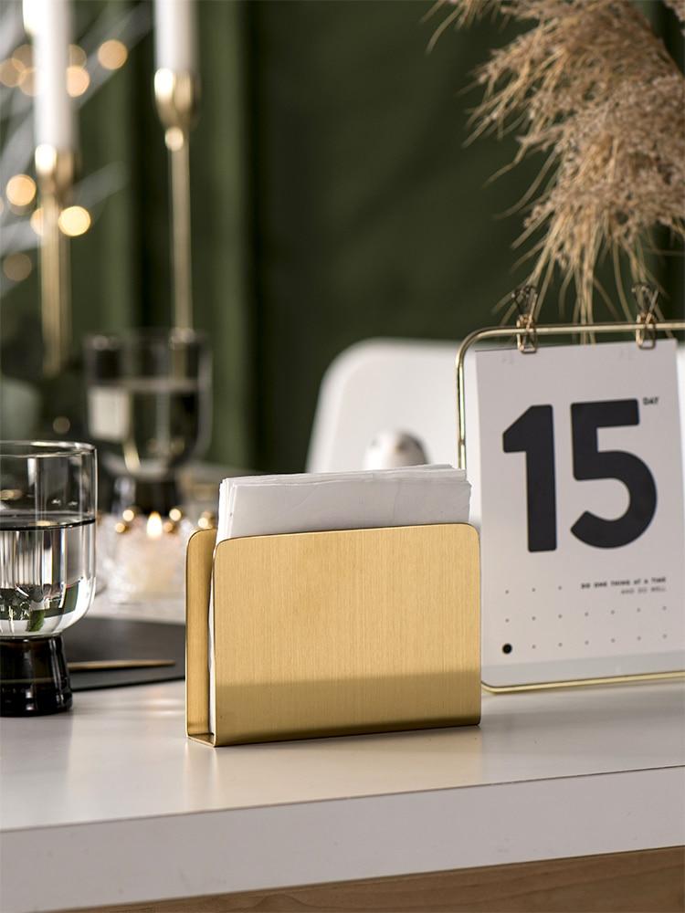 Maliben | Napkin Holder - SteelElegance - Simple & Stylish - Sustainable Stainless Steel