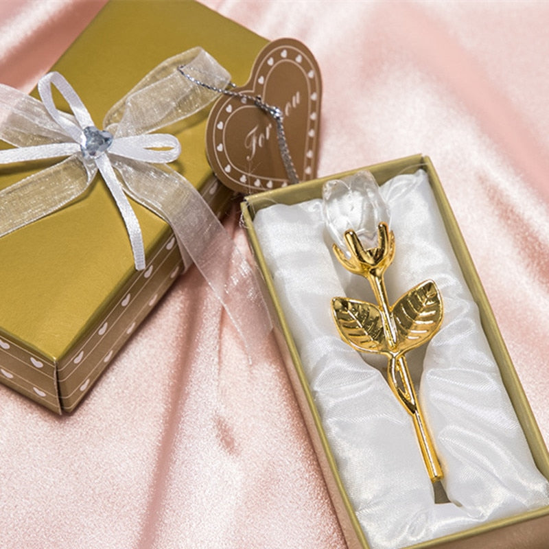 Maliben | Luxury Crystal Rose In Gift Box – Valentine's Gift For Her