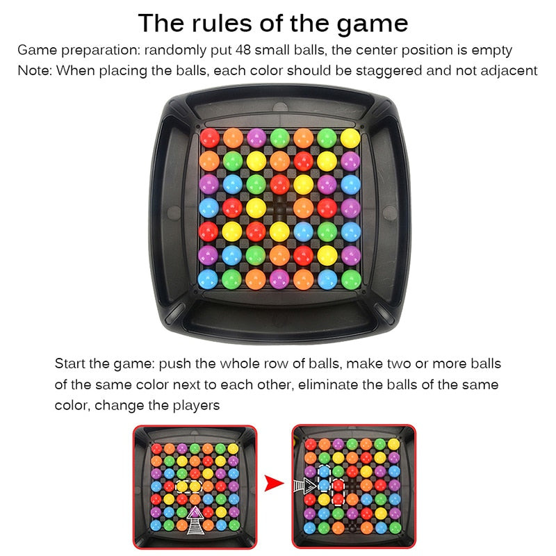 Maliben | Colorful Rainbow Ball Matching Educational Game
