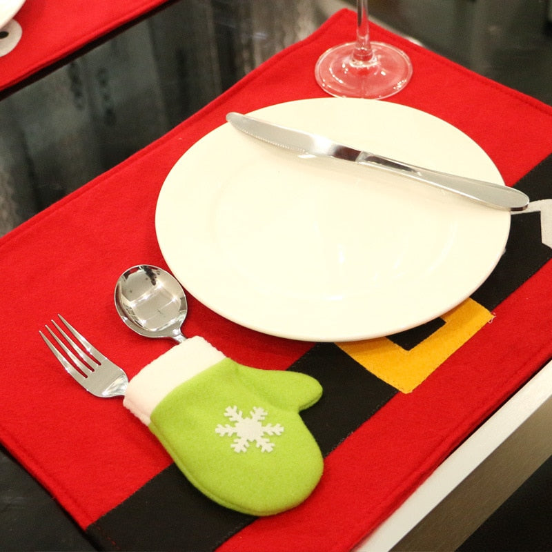 Maliben | Ho-Ho-Ho Santa Table Mats