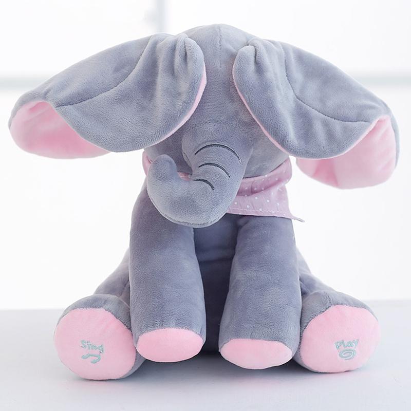 Maliben | No.1 Singing Peek A Boo Elephant Flappy Ear Plush Interactive Kids Toy