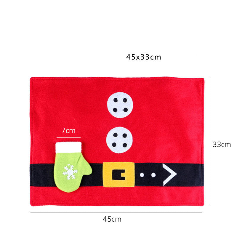 Maliben | Ho-Ho-Ho Santa Table Mats