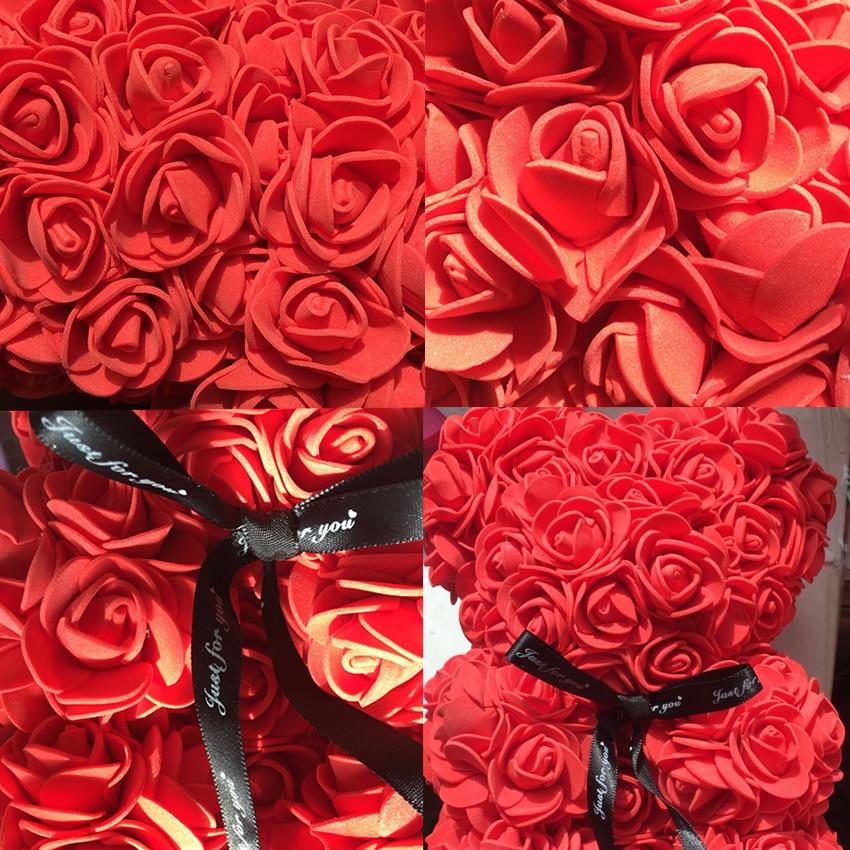Maliben | Rose Bear Uk | Handmade Luxury Flower Rose Love Teddy Bear